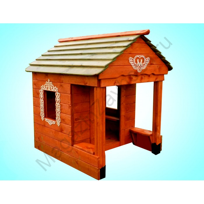 Домик дерево №2 с двумя окнами