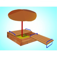 Песочница Коробка с крышками с Зонтиком №18