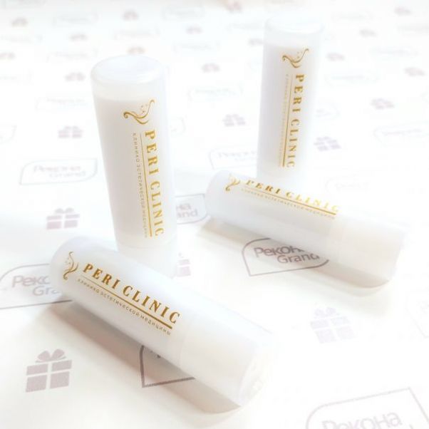 Помады с логотипом PERI CLINIC
