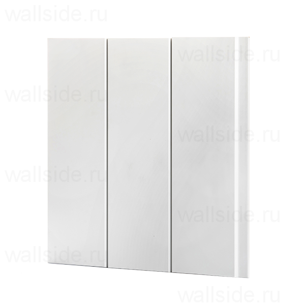 Скандинавская стеновая МДФ панель Ликорн белая