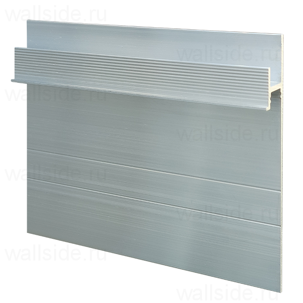 Скрытый плинтус Ликорн С-02.2.1 со вставкой 80 мм