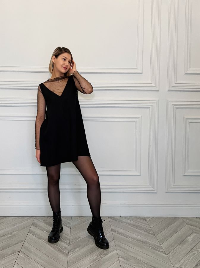 Платье Agio черное