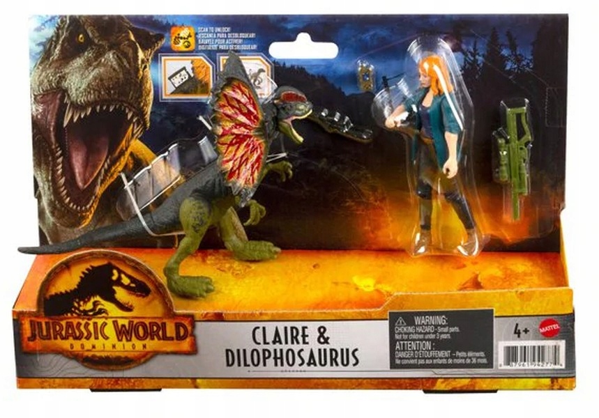 Набор фигурок Мир юрского периода Клэр и дилофозавр Claire Dilophosaurus GWM28