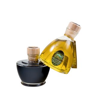 Набор Sant`Agata Olivetta из бальзамического уксуса и оливкового масла - Италия