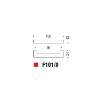 Мебельная Ручка Colombo Design F101 схема 96мм