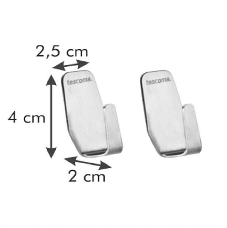Крючок из нержавеющей стали PRESTO TESCOMA 2 шт большой 420844