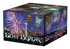 Фейерверк JF C28 "Бон Вояж" (0,8"-1" х 94) Фейерверк JF C28 "Бон Вояж" (0,8"-1" х 94)