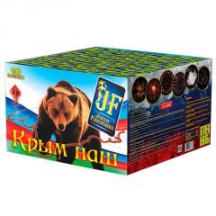 Фейерверк JF C30-100/02 Крым Наш! (1,2" х 100) Фейерверк JF C30-100/02 Крым Наш! (1,2" х 100)