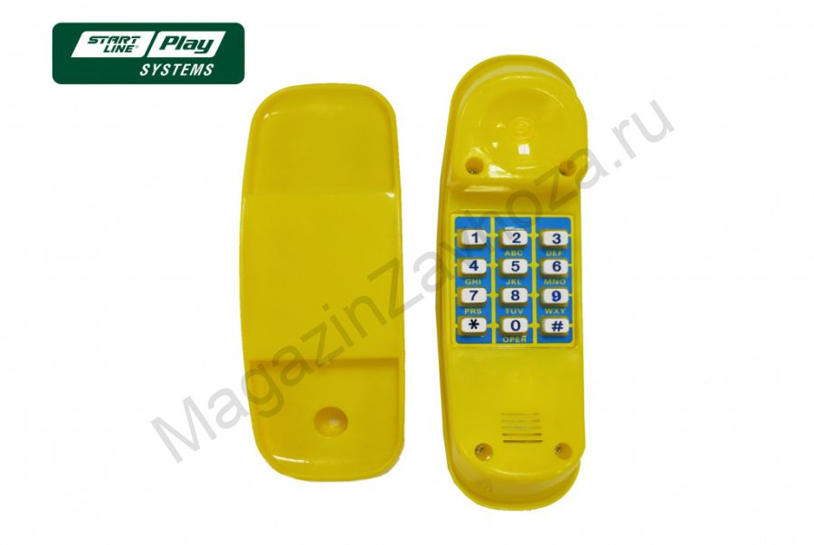 Телефон желтый