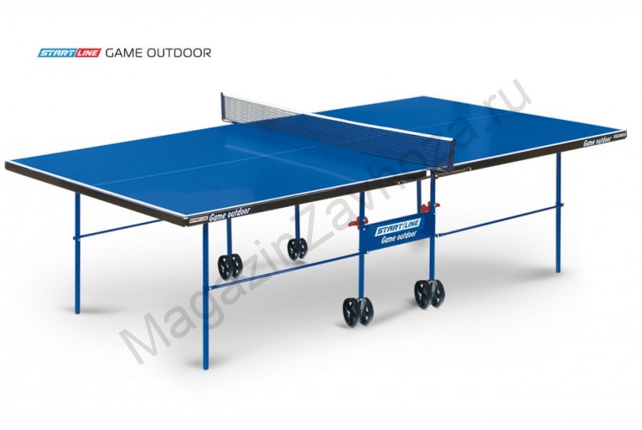 Теннисный стол Game Outdoor - любительский всепогодный стол для использования на открытых площадках и в помещениях