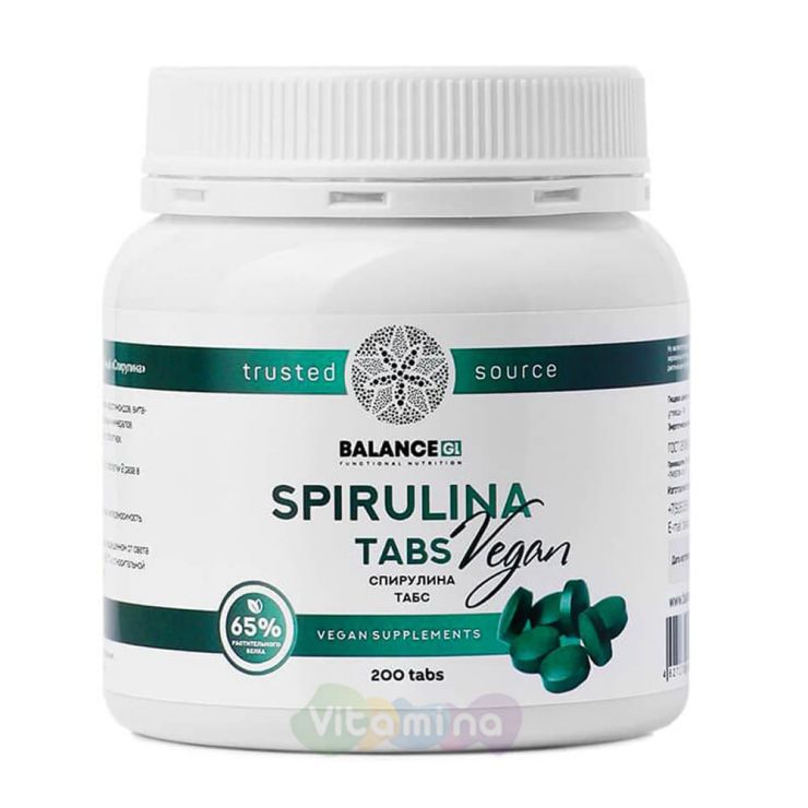 BALANCE GL Спирулина Табс Spirulina Tabs, 200 шт