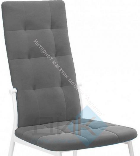 Стул ГАЛС-М каркас белый ткань B22 GREY