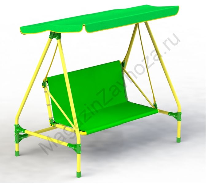 Качели дачные двухместные Leco-IT 250 Green