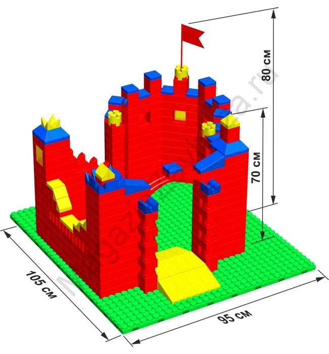 Замок GB5" S на платформе 32 х 35