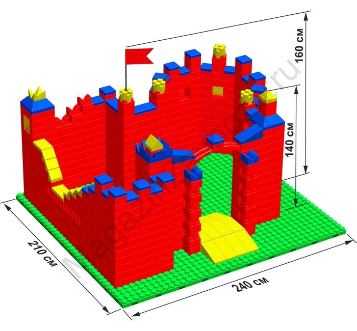 Замок GB10" M на платформе 40 х 35