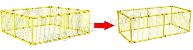 Дополнительная сетка для манежа 100 х 200