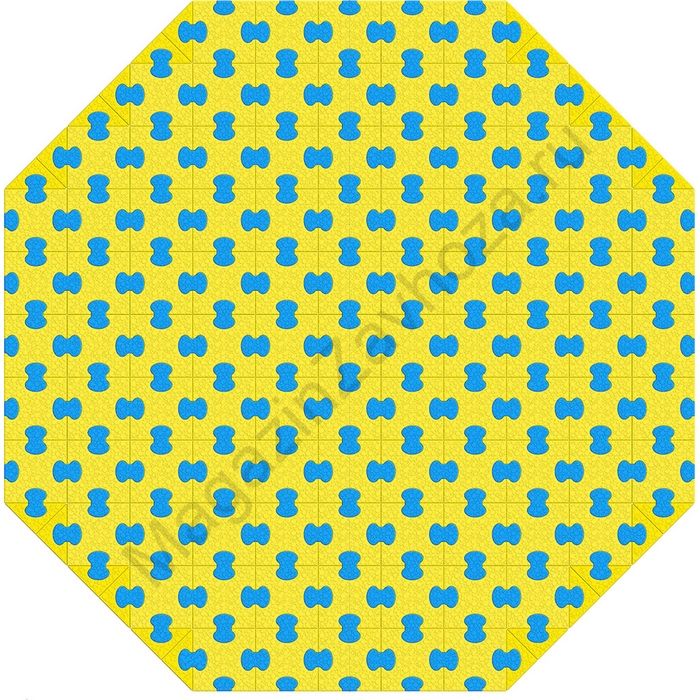 Пазловое дно для большого детского манежа Leco-IT Outdoor Plus диам. 270 см