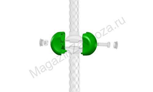 Узловой элемент 2-х сторонний 10 шт зеленый