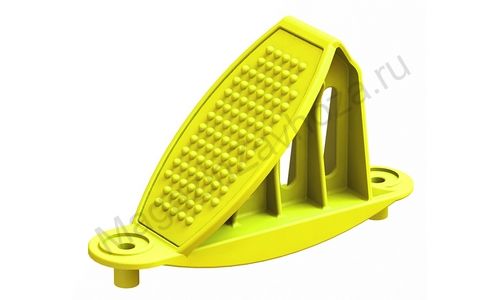 Упор для ног для качелей парных желт