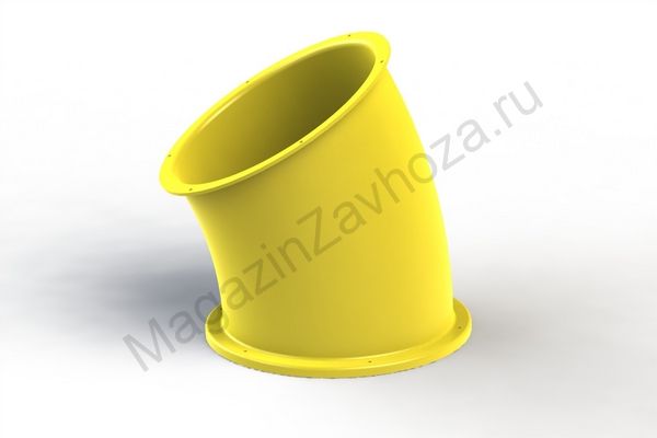 Деталь туннельных горок Поворот 30 град. желт