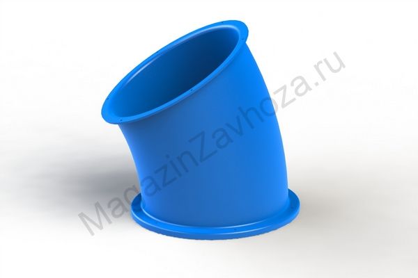 Деталь туннельных горок Поворот 30 град. син