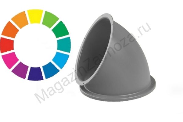 Деталь туннельных горок Поворот 60 град. цвет под заказ