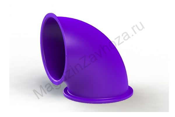 Деталь туннельных горок Поворот 90 град. фиол