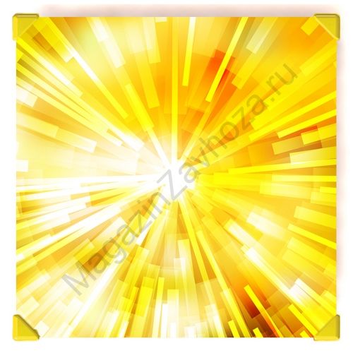 Столешница желт с рисунком №1