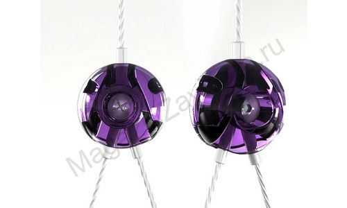 Пара шариков для нижних троссовых систем фиол прозрачный
