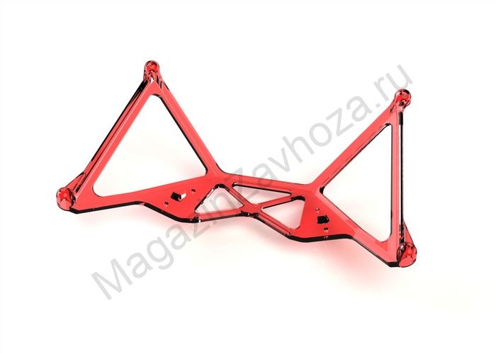 Поддержка для подвесных сидений и качелей красный прозрачный RAL 3028