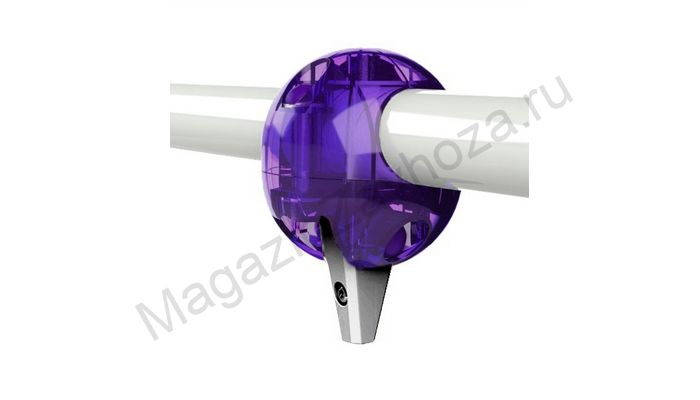 Подшипниковая система качания с креплением на трубу 76 мм макс 600 кг фиол прозрачный