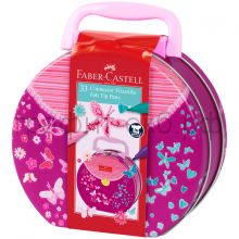 Фломастеры 33цв.Faber-Castell Connector Нandbag 155537