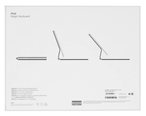 Чехол-клавиатура Apple Magic Keyboard для Apple iPad Pro 11", iPad Air (4th gen), черный (РСТ)