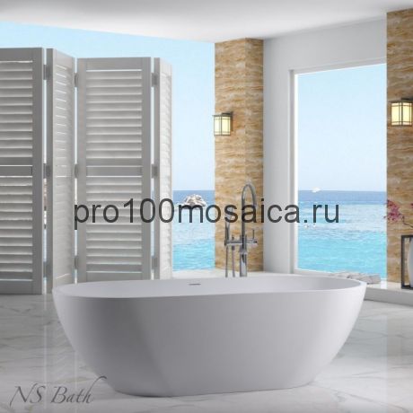 NSB-16800 Ванна из POLYSTONE (акриловый камень) размер,мм: 1600*800*540  (NS BATH)