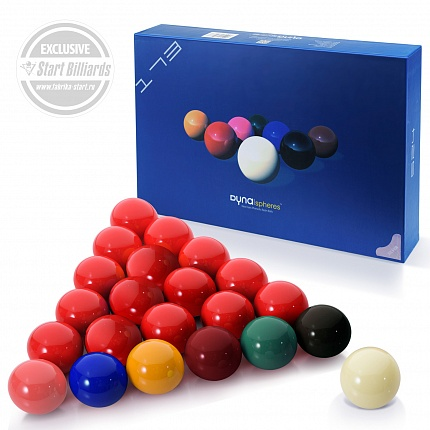 Шары бильярдные Dyna | spheres Silver Snooker Next Gen 52,4 мм BDSSNSI524