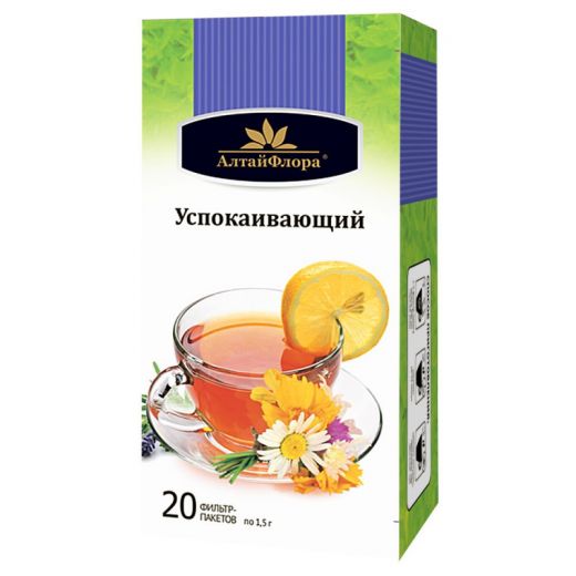 Фиточай "Успокаивающий"  20 фильтр пакетиков по 1.5 гр