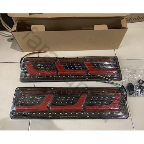 Задние фонари с бегущими габаритами на грузовик