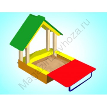 Песочница с домиком №17 ПС-17