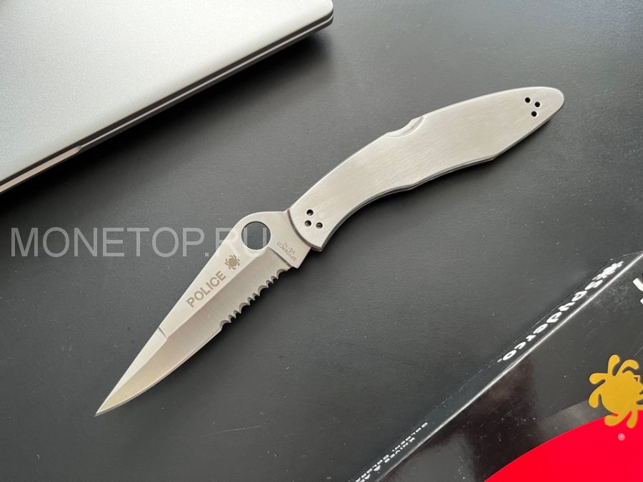 Нож Spyderco C07 Police полусеррейтор