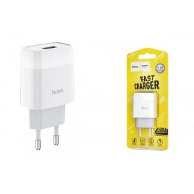 БП сетевой,1 USB HOCO,С72А, GLORIOUS, 2.1mA,белый