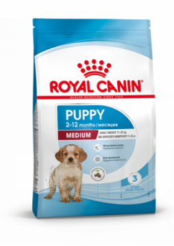 Royal Canin Medium Puppy Корм сухой для щенков средних размеров (вес 11-25 кг) до 12 месяцев (Медиум Паппи)