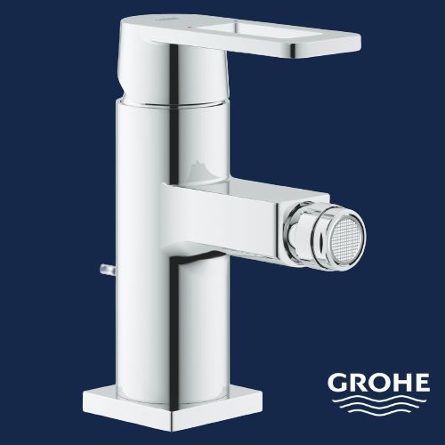 СМЕСИТЕЛЬ ДЛЯ БИДЕ GROHE QUADRA , ОДНОРЫЧАЖНЫЙ, ХРОМ, код: 32636000