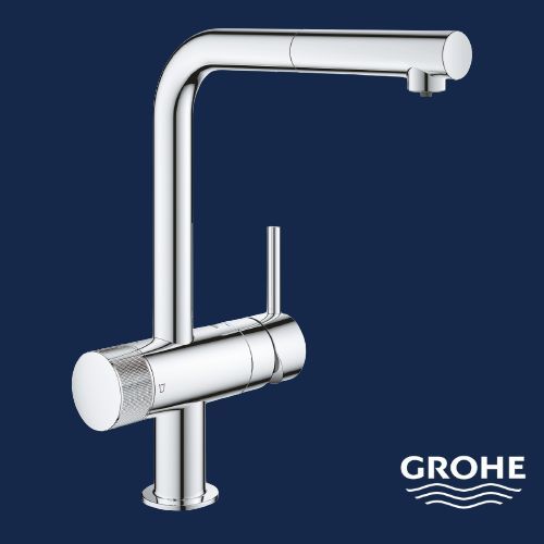 ОДНОРЫЧАЖНЫЙ КУХОННЫЙ СМЕСИТЕЛЬ GROHE BLUE PURE MINTA С ФУНКЦИЕЙ ФИЛЬТРА