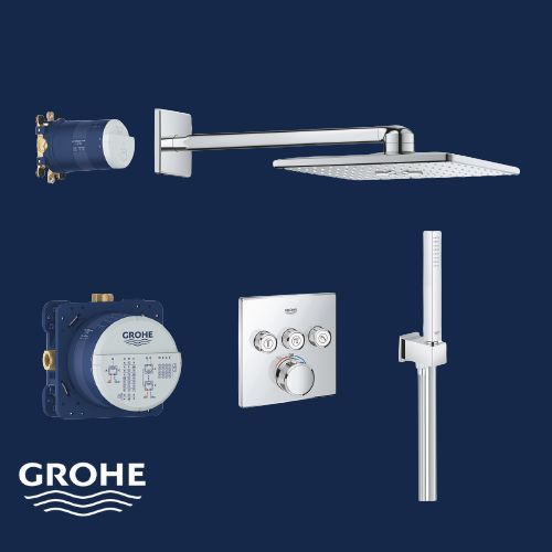 GROHE GROHTHERM SMARTCONTROL С RAINSHOWER SMARTACTIVE 310 CUBE