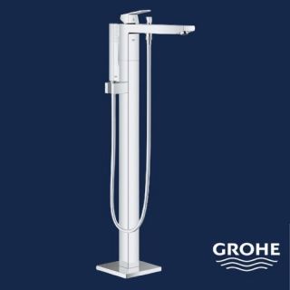 GROHE СМЕСИТЕЛЬ ДЛЯ ВАННЫ ОДНОРЫЧАЖНЫЙ EUROCUBE 1/2 НАПОЛЬНЫЙ