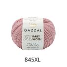 Пряжа BABY WOOL XL Gazzal цвет 845