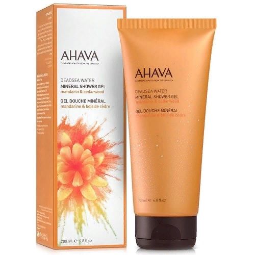 Ahava Deadsea Water Минеральный гель для душа мандарин и кедр 200 мл