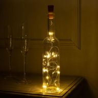 Гирлянда «Нить» 1 м роса с пробкой