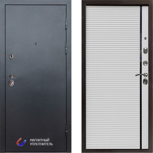 Входная Металлическая Дверь Термодор Termo-door (T.DOOR) Техно Графит Porte white