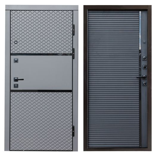 Входная Металлическая Дверь Термодор Termo-door (T.DOOR) Fusion black Porte black